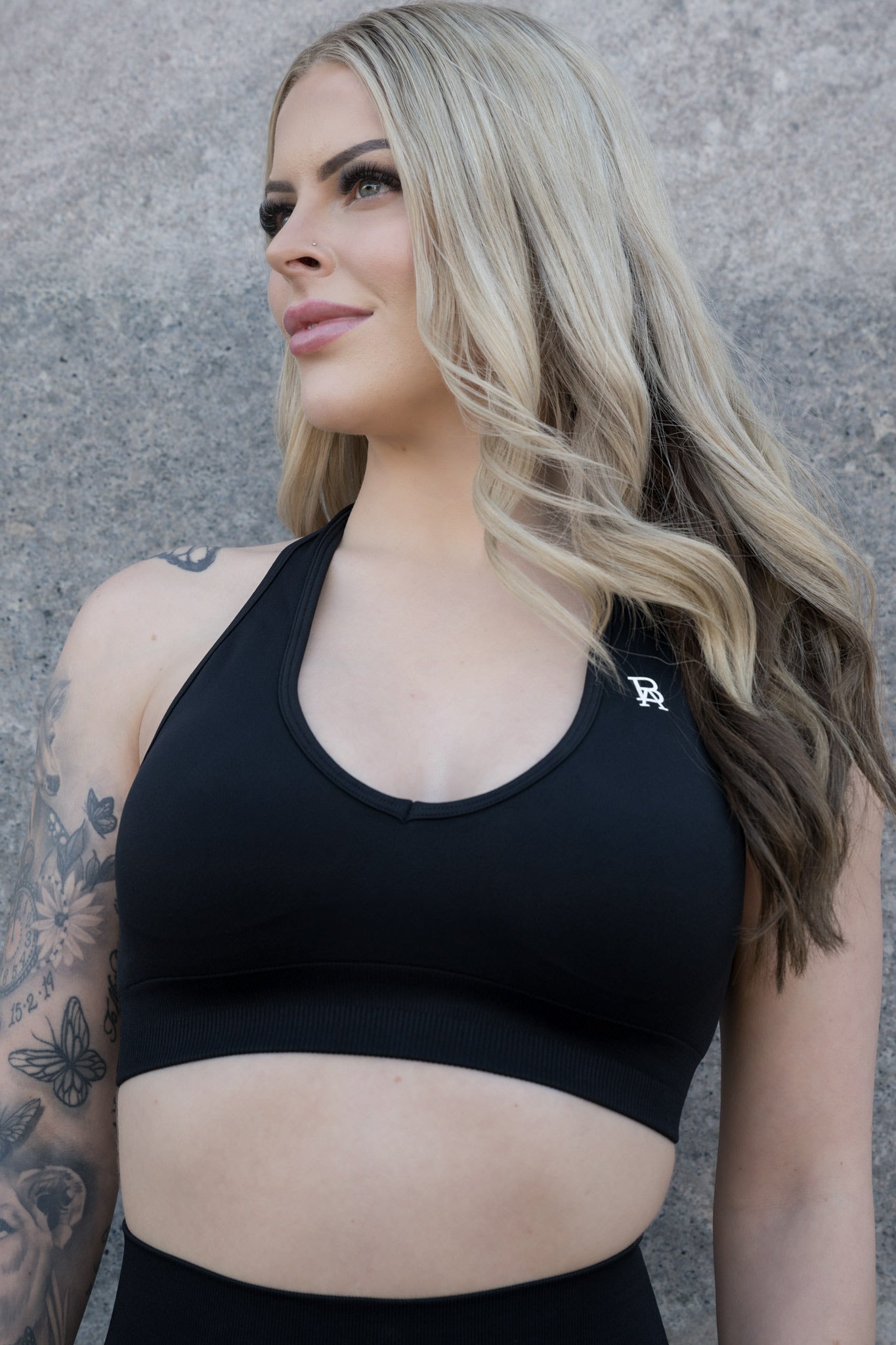 BOSTON CROP - BLACK