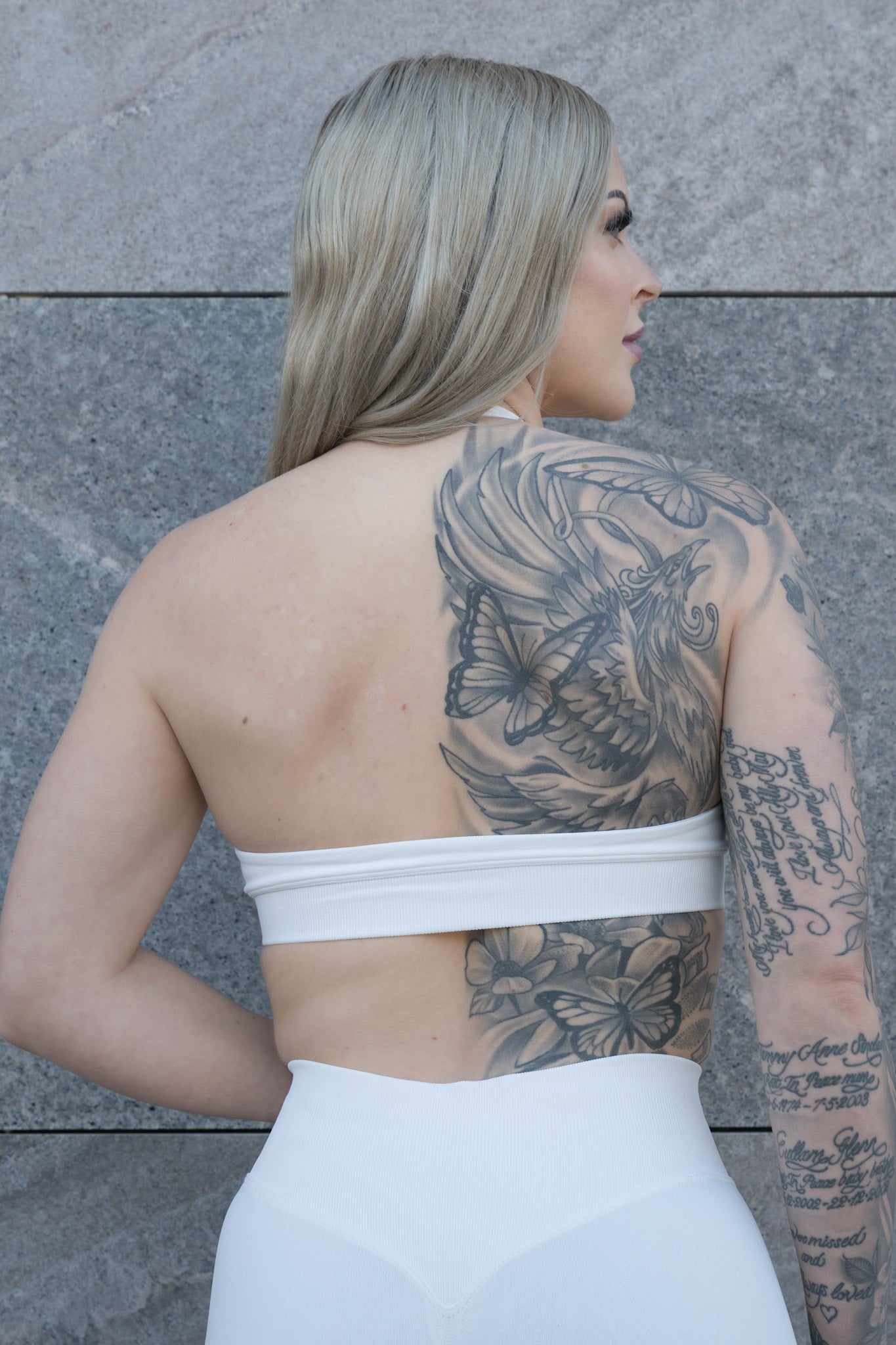 LUNA CROP - WHITE