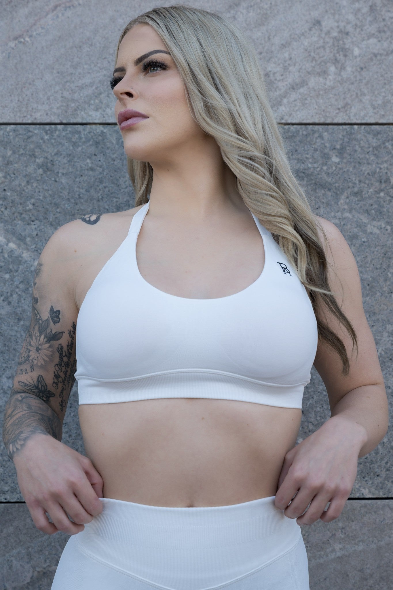 LUNA CROP - WHITE